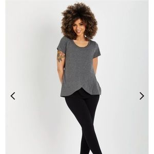 Pullover Open Front Nursing Tee